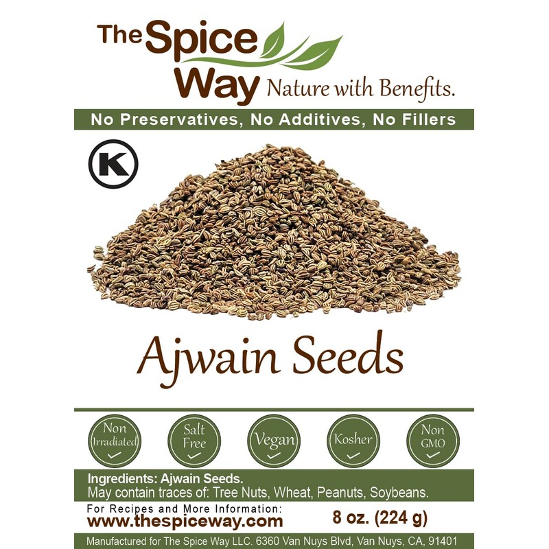 The Spice Way Ajwain Seeds - (8 oz) carom seed