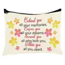 iDTogAoE Graduation Gifts,Inspirational Gifts,Gifts for Women Birthday,Appreciation Giftsfor Women Cosmetic Bag,make up bag for Birthday Christmas Coworker Retirement Travel Farewell Gifts