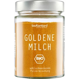 Goldene Milch Pulver BIO 150 g I 100% natürlich | traditionell mit premium Zutaten ohne Zuckerzusatz I bio Kurkuma Latte im Glas I kontrolliert biologischer Anbau I bioKontor