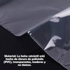 Transparente Schrumpfbeutel, 100 Stück, Schrumpffolie, für Verpackungen, 5 x 20