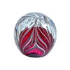 Pfronten Dream Ball 245 Medium (Approx. 7 cm) Purple Bubble with White Net Paperweight Glass Ball Paperweight Paperweight