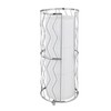 Megier Decorative Metal Standing Toilet Tissue Holder for Bathroom/Powder Room,