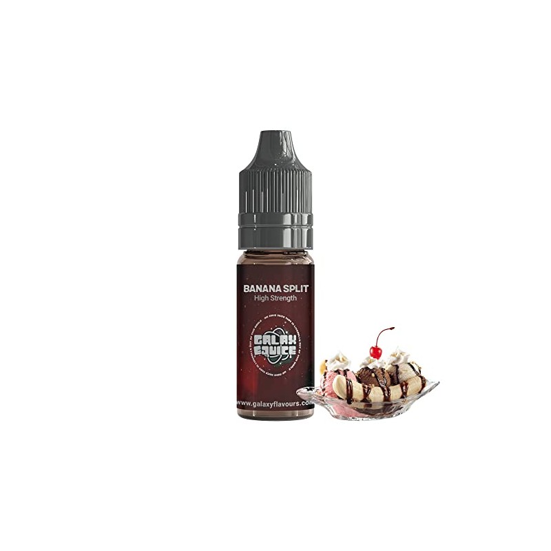 Banana Split High Strength Flavouring - 230+ Flavours - Galaxy