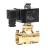 U.S. Solid 1/2" Brass Solenoid Valve - 12V DC, Normally