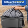 PLASTIC PRINCE 55 Gallon Trash Bags 3 Mil Fit Rubbermaid