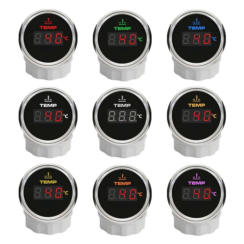 ELING 52mm Digital Water Temperature Meter 40-120 Degree Temp Gauge