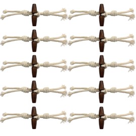 DHER 10 Pairs Leather Buttons Toggle Buttons Wooden Buttons Closure Jackets Buttons Pullover Trench Coat Wooden Buttons Coat Buttons Upscale Olive Pair Buttons Top Decorative Buttons Backpack Buttons