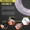 KNLN/304 Stainless Steel 66ft Wire Rope Kit with M5 Turnbuckle