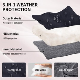 Miracle Baby Bunting Bag for Stroller, Warm Fleece Footmuff with Zippers, Convertible Infant Toddler Sleeping Bag Blanket for Boys Girls