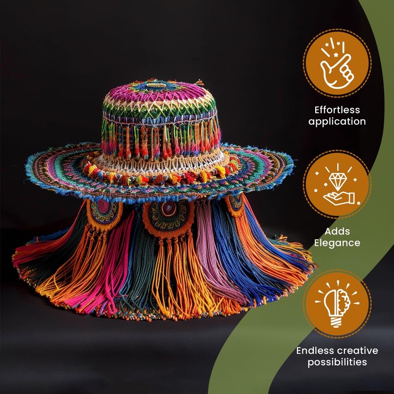 Trims by the Yard 6" Chainette Fringe Trim | Turquoise