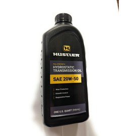 Hustler Zero Turn Lawn Mower SAE 20W50 Hydrostatic Transmission Oil (1 Quart), Clear, 606950