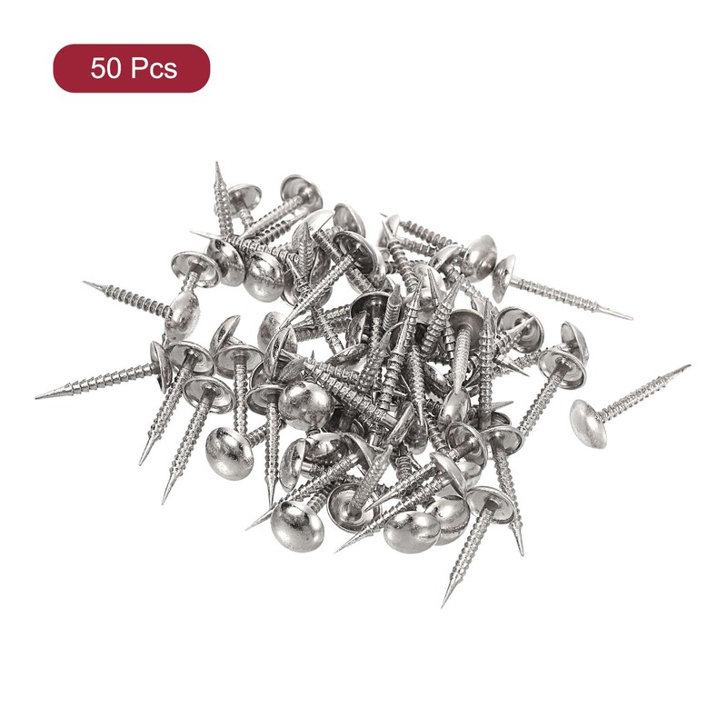 sourcing map 50Pcs Upholstery Nails, 8x20mm Upholstery Tacks Furniture Tacks