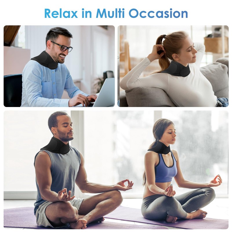 ComfiTECH Neck Ice Pack Wrap Gel, Cooling Pad for Cervical