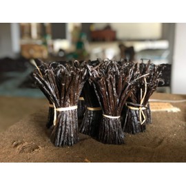 InterVanilla Premium Bourbon Vanilla Beans, Pack of 20, 16-18 cm Real Bourbon Vanilla Pods in Gourmet A Quality for Chefs and Bakers. Fresh from Madagascar