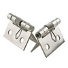 ZRM&E 8pcs Self Locking Spring Hinge 1" Spring Iron Hinge