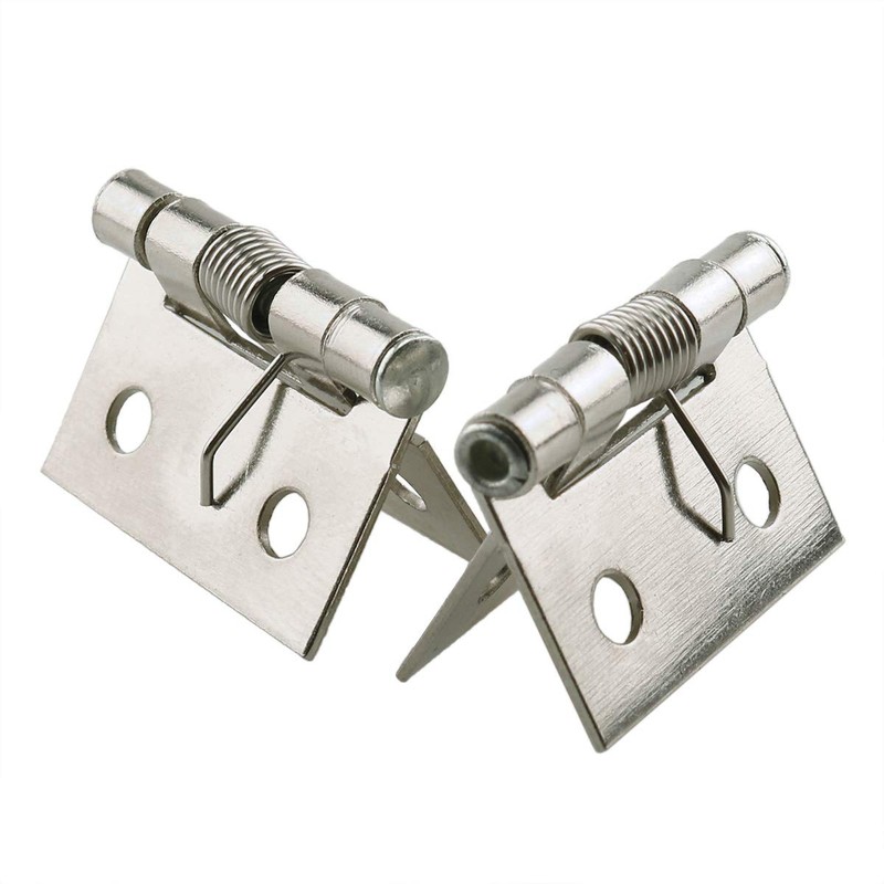 ZRM&E 8pcs Self Locking Spring Hinge 1" Spring Iron Hinge