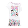 Squishmallows Womens Pyjamas Off the Shoulder PJ Set (UK, Numeric,