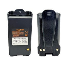 BP265 BP-265 2600mAh Li-ion Battery 7.4V Compatible with Radio IC-F4002 IC-F3102 IC-F3001 IC-F4001 IC-F3002 IC-T70 IC-V80E IC-V80 IC-F4102 BP-264