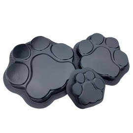 AUTUMN DIY Series Dog Cat Paw Print Concrete Cement Stepping Stone Non-Slip Mold - Small 7 in