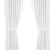 IKEA Ritva 401.119.92 White Curtain Set, 2 Panels with Tie-Backs