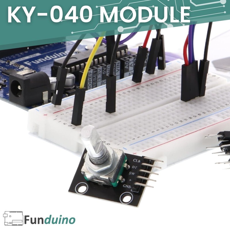 Funduino KY-040 5V Rotary Encoder Rotary Encoder, Rotary Encoder, Precision
