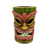 qzzwbbtc Tiki Head Solar Statue Light for Garden Decor and