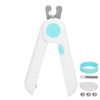 LED Pet Nail Clippers Durable Avoid Over Cutting Pet Nail