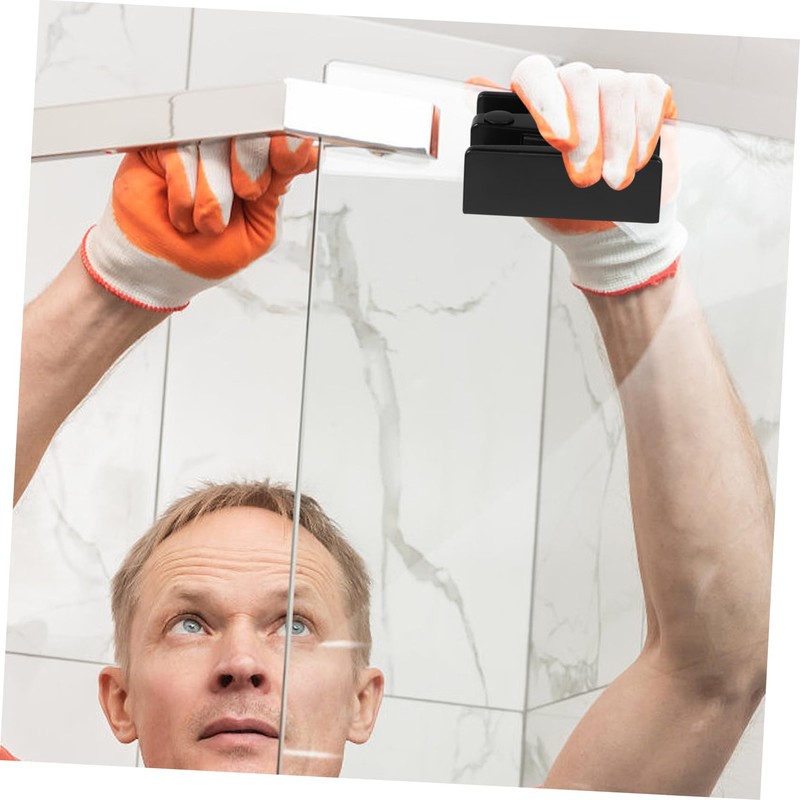 Operitacx 3pcs Shower Door Track Guide Moisture Resistant Floor Stoppers