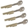 BASI Set of 4 Keyhole Locks for Room Doors BB
