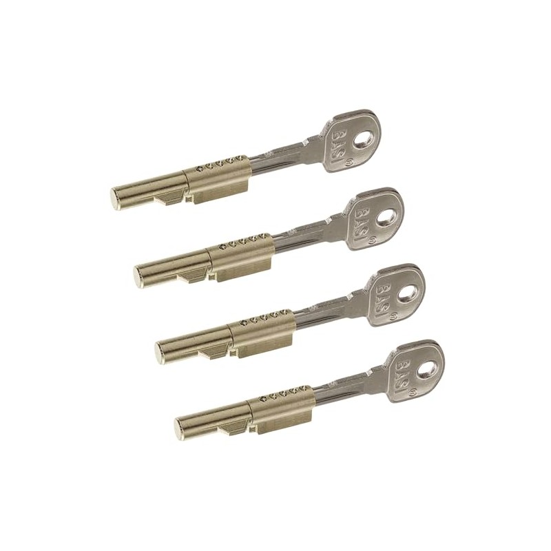BASI Set of 4 Keyhole Locks for Room Doors BB