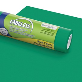 Fadeless Bulletin Board Paper, Fade-Resistant Paper for Classroom Decor, 48” x 25’, Festive Green, 1 Roll