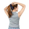 LOFBAZ Women's Hair Bobbles with Buttons for Face Mask Ear