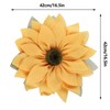 Artificial Sunflower Wreath Wall Hanging Sunflowers Ornament for Farmhouse Door
