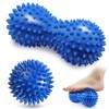 Peanut & Hard Spiky Massage Ball Set, 2PCS Physical Therapy