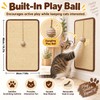 Sisal Cat Scratcher Replacement Pad with Hanging Ball – 40