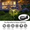 Ovker Solar Garden Lights, Solar Fireworks Lights, 120 LEDs, 2