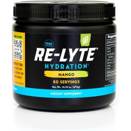 REDMOND Re-Lyte Hydration Electrolyte Mix (Mango) - Natural Electrolyte Support for Hydration, Endurance, & Recovery