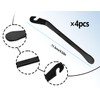 Lhbwhiz Pack of 4 Bicycle Tyre Levers, Ergonomic Bicycle Tyre