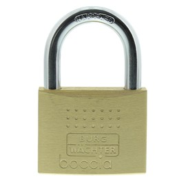 Burg-Wächter Vorhängeschloss, Boccia 450 60 SB, Inkl. 1 Schlüssel, Bügelstärke: 9,5 mm