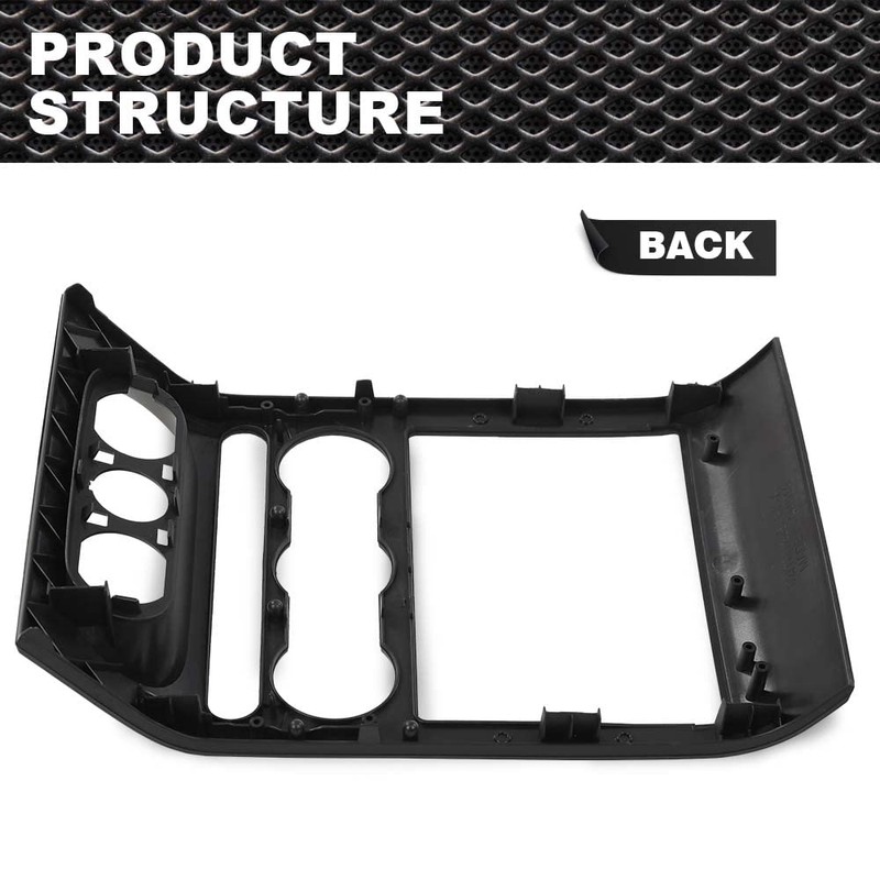 CROSSDESIGN Dash Radio Climate Bezel Center Trim Panel Compatible with