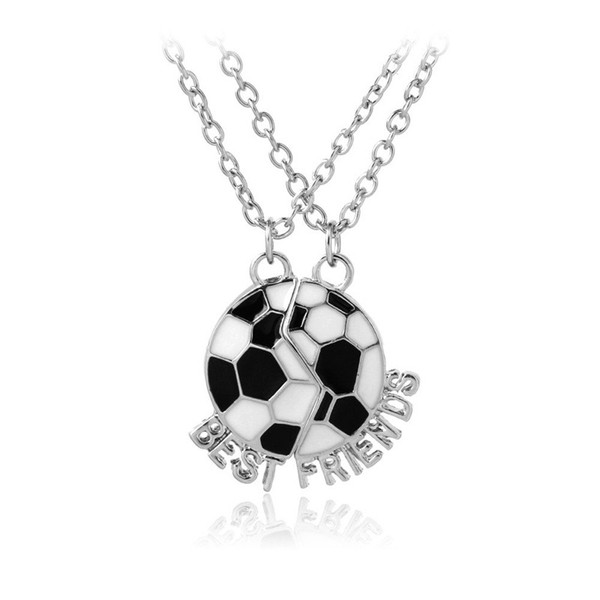 Soccer Ball Football Necklace Pendant for Women Men Matching Sport