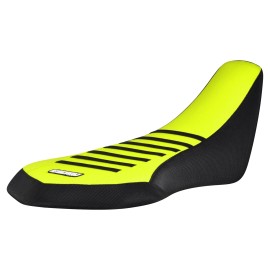 Enjoy Mfg Suzuki Quadsport Z250  LTZ 250 Seat Cover 2004-2009 BLK/NEON YELLOW/BLK rib #246
