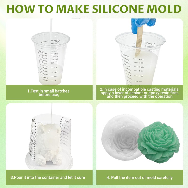 2 Gallon Platinum Cure Silicone for Mold Making – 15A