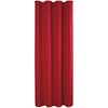 Decorative curtain opaque universal ribbon tape micro satin., red, 140x145