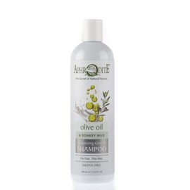 SEASATIONALS Aphrodite Olive Oil & Donkey Milk Volumizing Shampoo, Sulfate Free, 13.52 fl oz