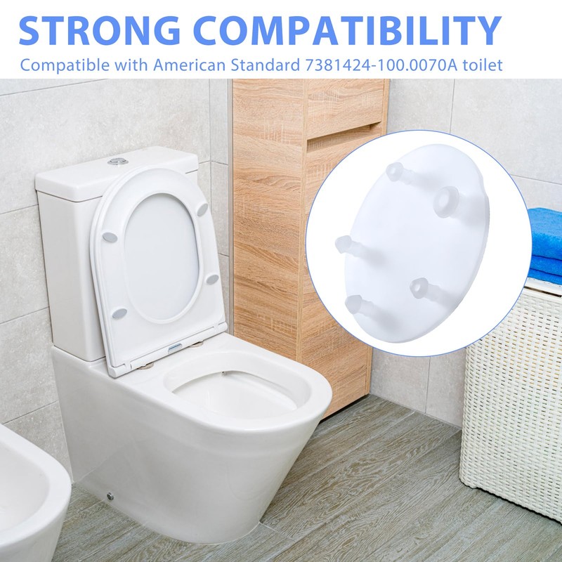 4 Pack Replacement for Vormax Toilet Tank Silicone Flapper Seal