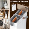 POPMOP 15.7" Flat Mop and Bucket Set with Wringer System