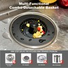 3 in 1 Kitchen Sink Drain Strainer, Universal Sink Drain