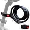 Bike Safety Lab ケーブルロック 自転車ロック 5ケタダイヤル式 65cm/150cm 太さ10mm 軽量 回しやすい