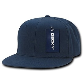 DECKY Mens Snapback Baseball-caps, Navy
